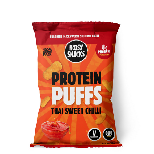 Noisy Snacks - Thai Sweet Chilli Protein Puffs