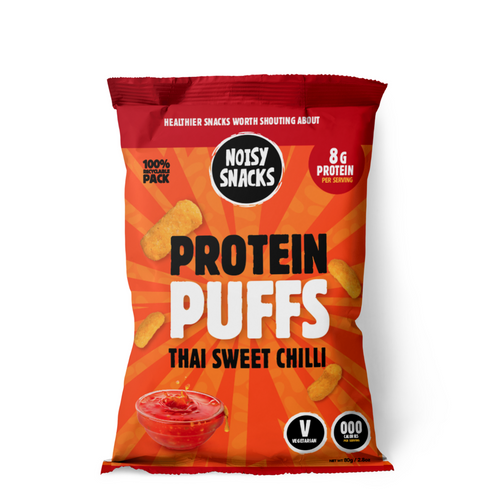 Noisy Snacks - Thai Sweet Chilli Protein Puffs