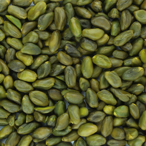 peeled and unpeeled pistachio kernels
