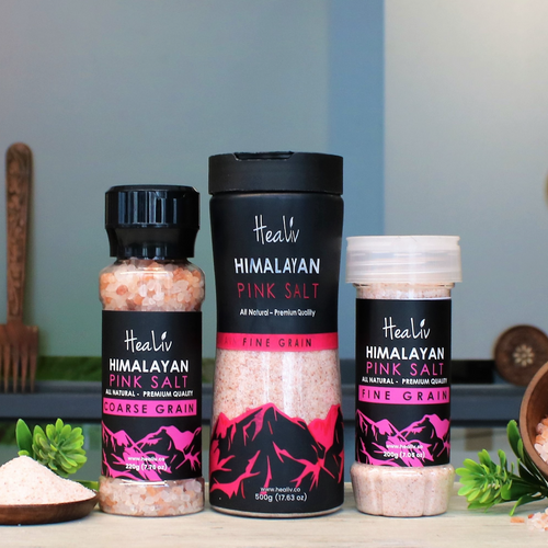 Himalayan Pink salt 500 gram shaker