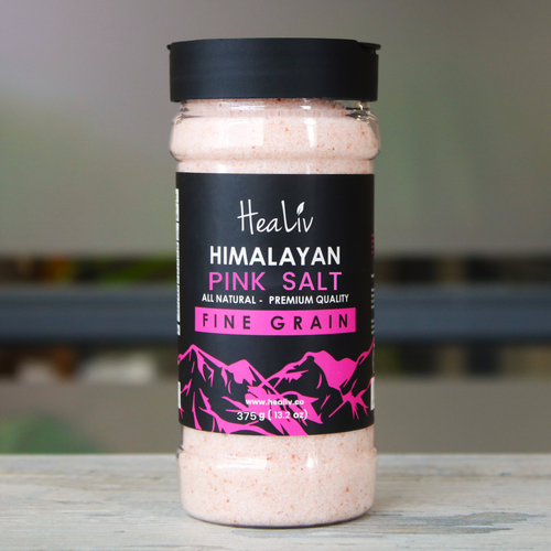 Himalayan pink salt 375-gm shaker