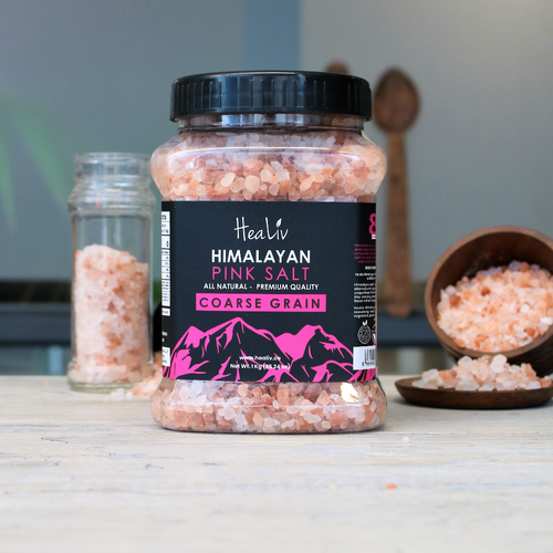 Himalayan Pink Salt 1 kg Jar