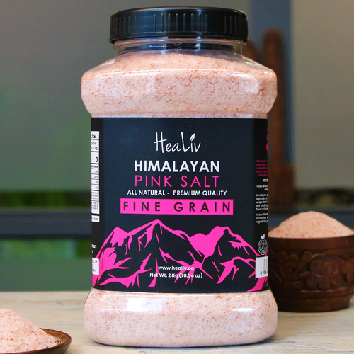 Himalayan Pink Salt 1 kg Jar