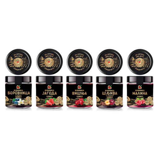Fruit spreads different taste 100 percent fruits, no sugar