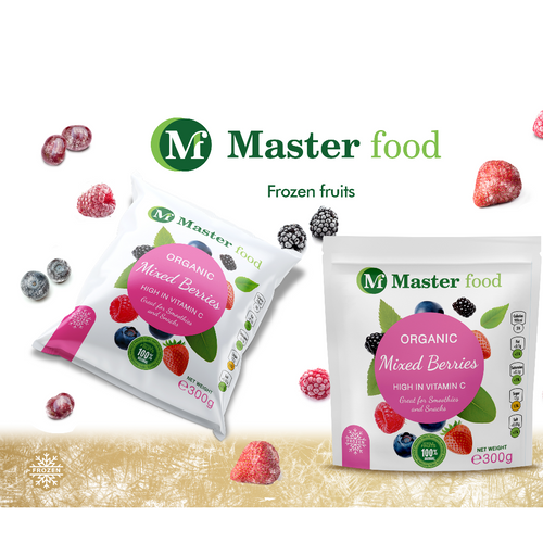 Frozen organic mix berries