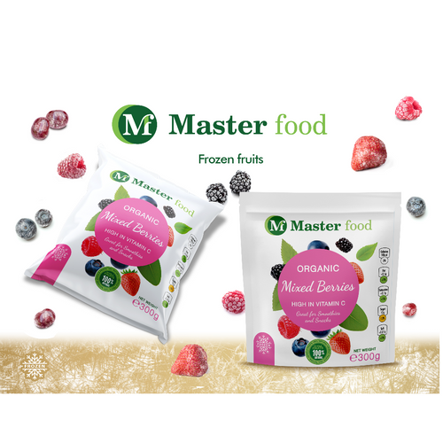 Frozen organic mix berries