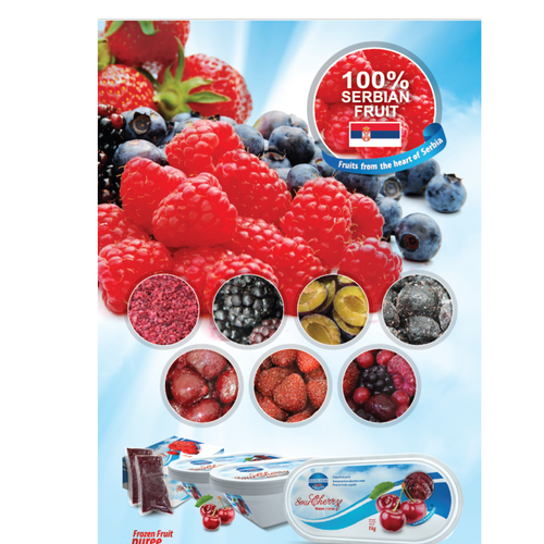 Frozen fruit puree