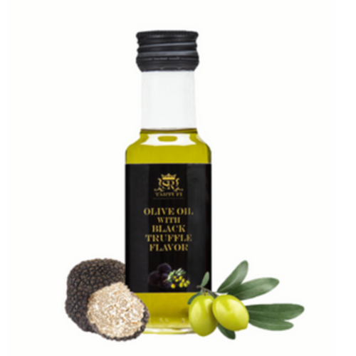 Olive oil with black truffle