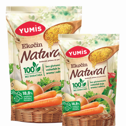 Natural food seasoning with vegetables