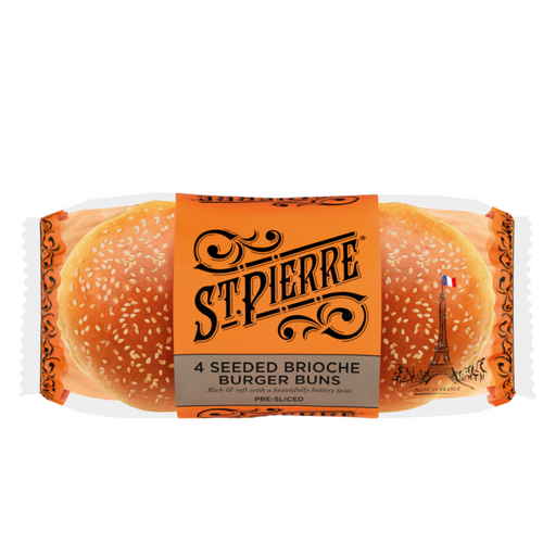 Seeded Brioche Burger Bun