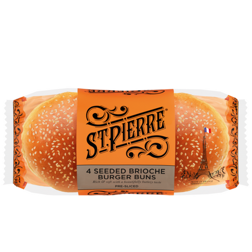 Seeded Brioche Burger Bun