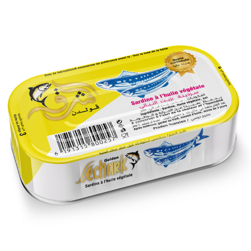Sardines Golden Echark 110g Vegetable Oil