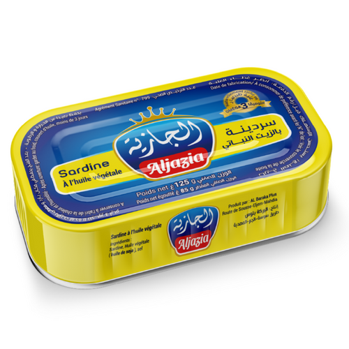 Sardines Aljazia 125g Vegetable Oil