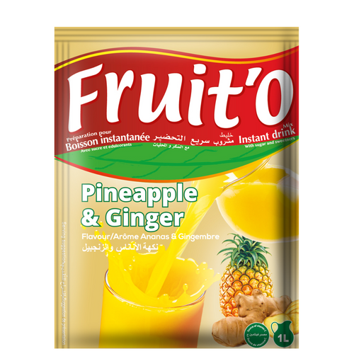 Fruit'o Drink mix pineapple&ginger Flv