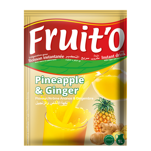 Fruit'o Drink mix pineapple&ginger Flv