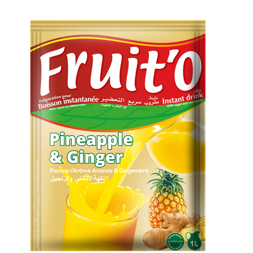 Fruit'o Drink mix pineapple&ginger Flv