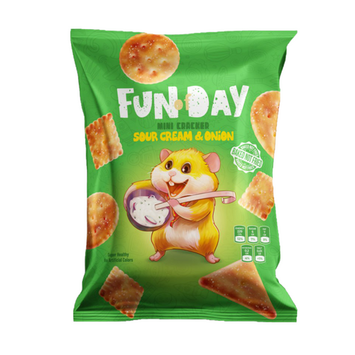 Mini Cracker Sour Cream & Onion Flavor 20g