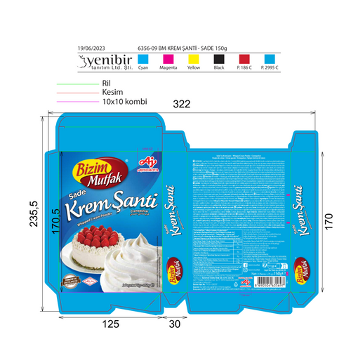 BIZIM MUTFAK WHIPPED CREAM 150GX36