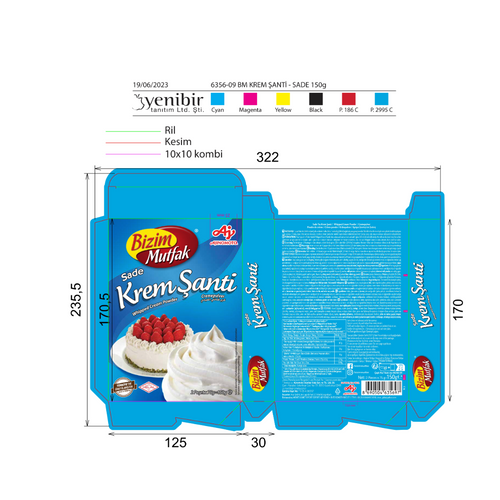 BIZIM MUTFAK WHIPPED CREAM 150GX36
