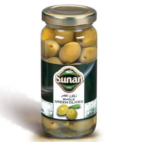 Canned olives in jars
