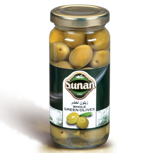 Canned olives in jars