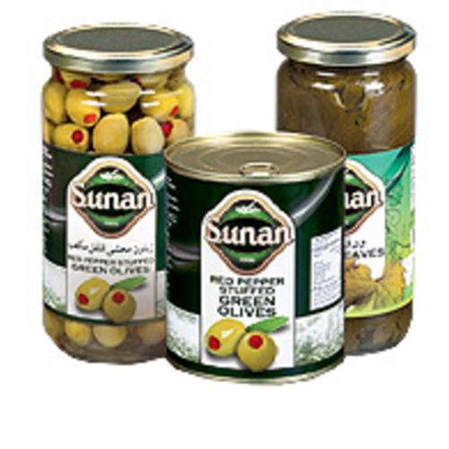 Canned olıves in jars