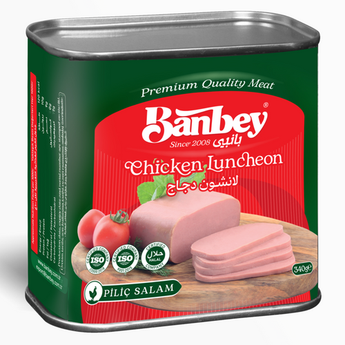 CANNED CHICKEN LUNCHEON MEAT - MORTADELLA
