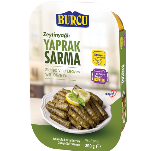 200 GR STUFFED VINE LEAVES WITH OLIVE OIL