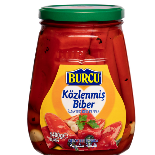 1400 GR ROASTED RED PEPPER IN GLASS JAR