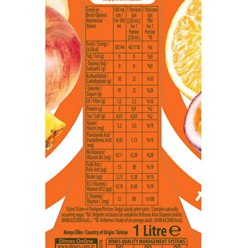 1/1 T.PACK  DİMES 0 Xpress Multivitamin PR 1 L