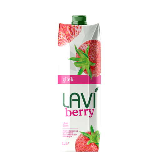 1L Tetrapak Lavi STRAWBERRY DRINK