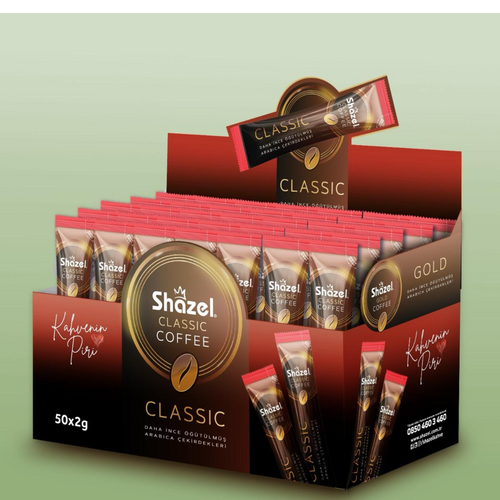 INSTANT COFFEE 2G CLASSIC & 2G GOLD INSTANT COFFEE