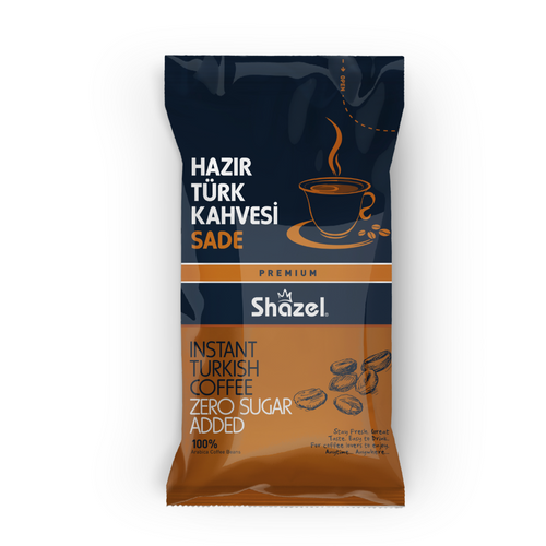 INSTANT TURKISH COFFEE SUGAR FREE & MEDIUM SUGAR