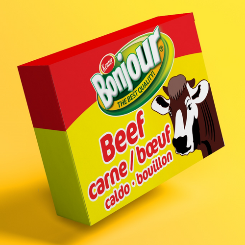 Bonjour cube bouillon