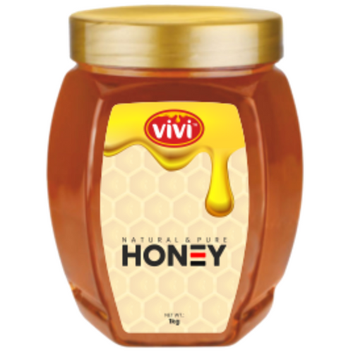 1kg hexa pet jar front