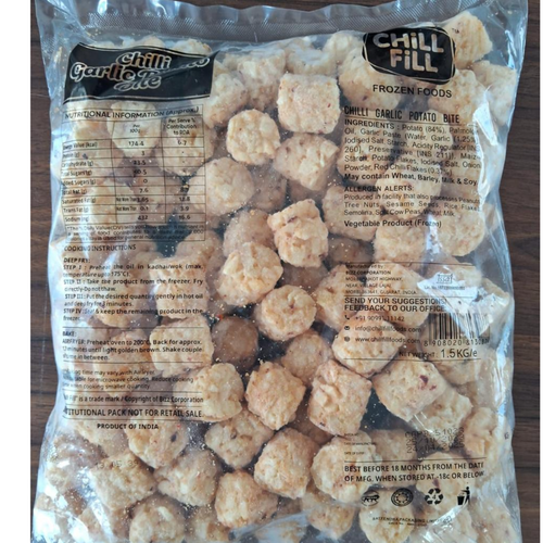 Chilli Garlic Potato Bites