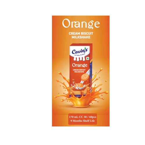 Cavin's Orange Cream Biscuit Shake