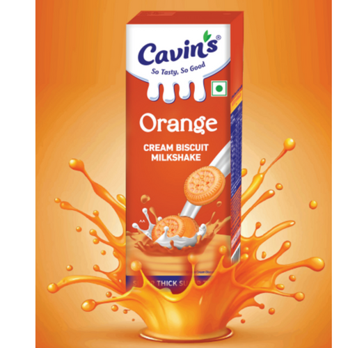 Cavin's Orange Cream Biscuit Shake
