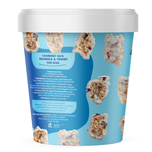 Mini Bites - Cranberry oats