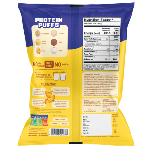 Protein Puffs - Cheese & Herbs