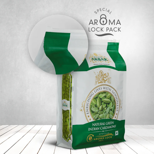 Green Grade 7mm - 8mm Pods | Emperor Akbar Cardamom | Alleppey Green Cardamom