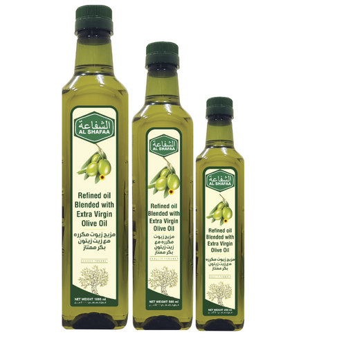 Al Shafaa Refined Oil Blended with Extra Virgin Olive Oil