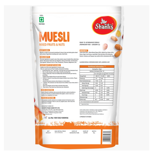 Shanti's Mix Fruit Muesli