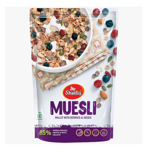 Shantis Millet with Berries & Seeds Muesli