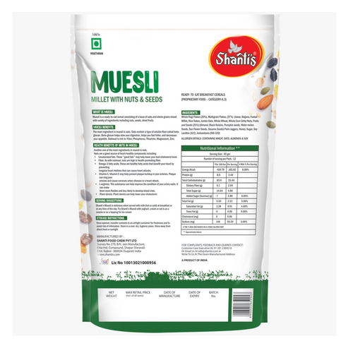 Shanti's Millet with Nuts and Seeds Muesli