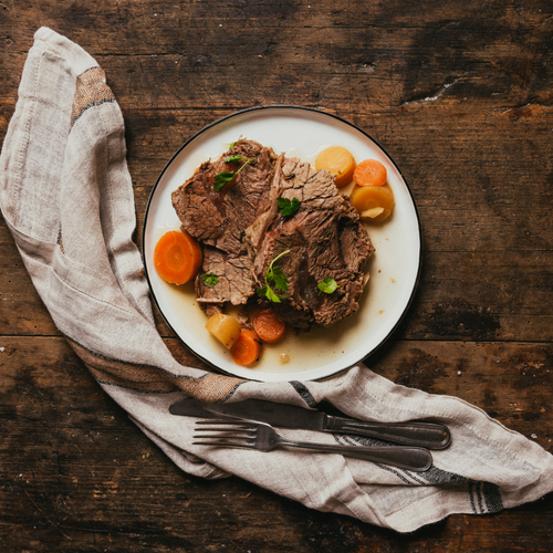 Organic boiled beef