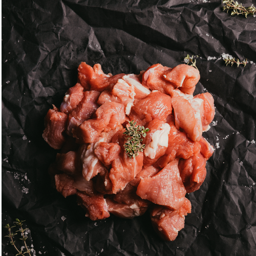 Organic veal goulash