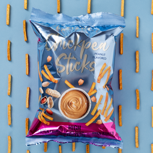 PATISWISS - Peanut Flavored Chickpea Sticks