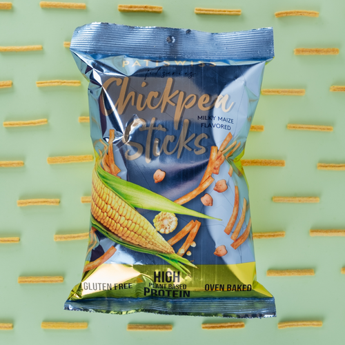 PATISWISS - Milky Maize Flavored Chickpea Sticks