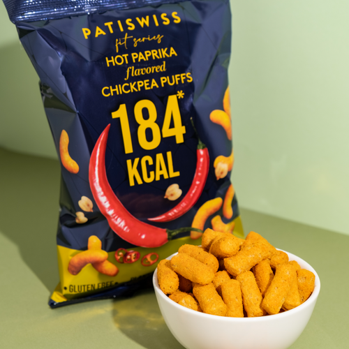 PATISWISS - Hot Paprika Flavored Chickpea Puffs